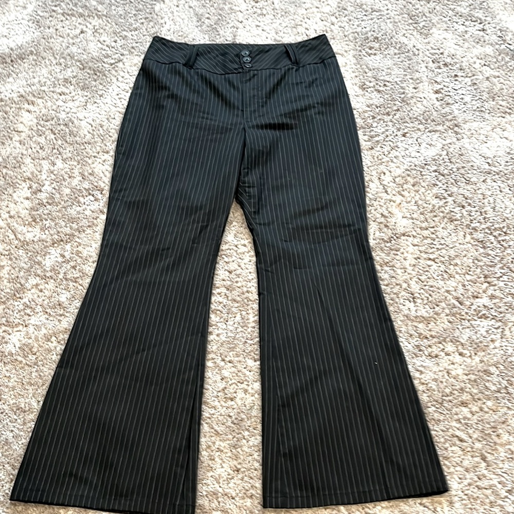 Wild fable, pinstripe, flare, pants. Sz. 14